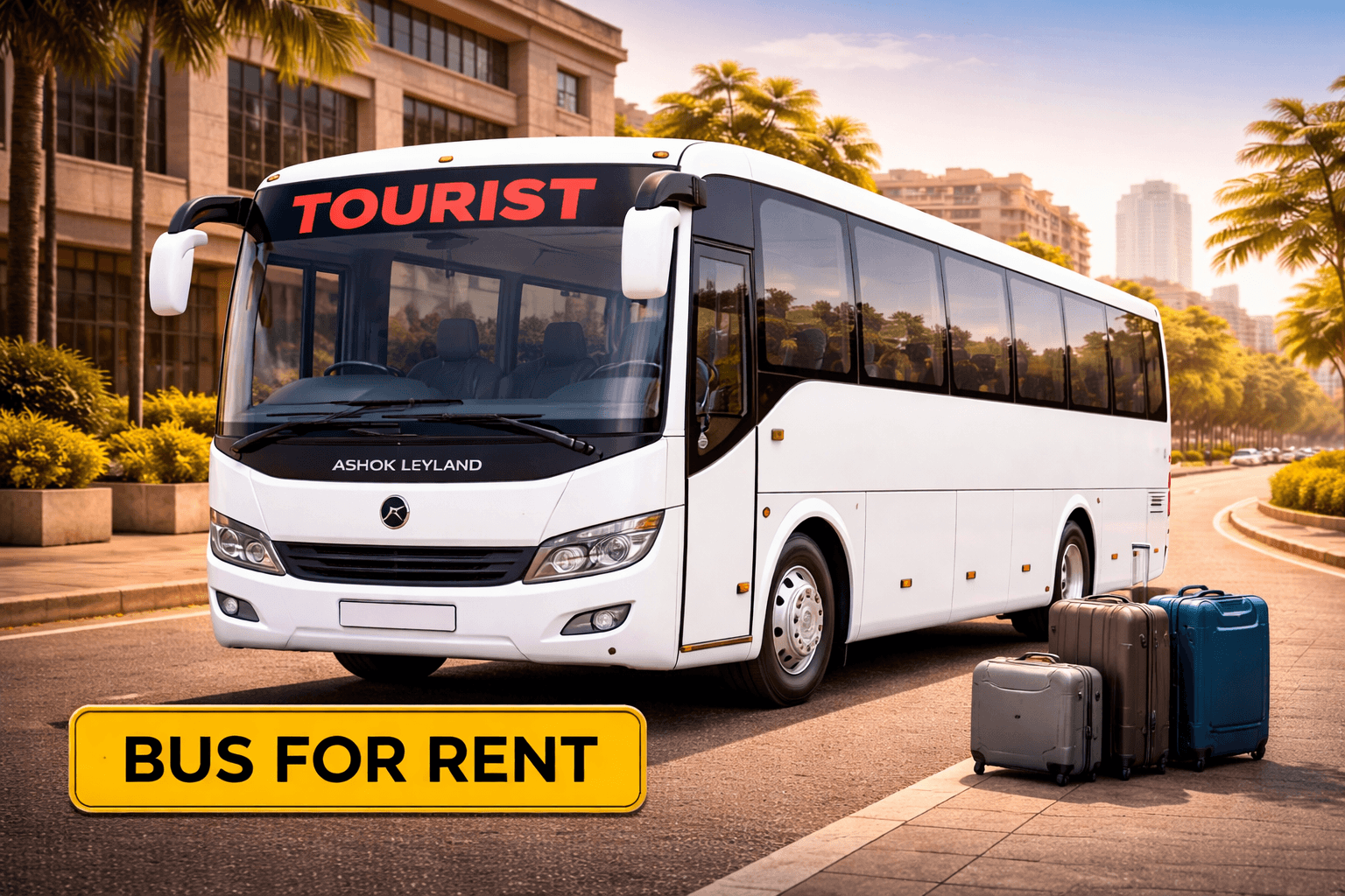 Bus for rent in Hyderabad